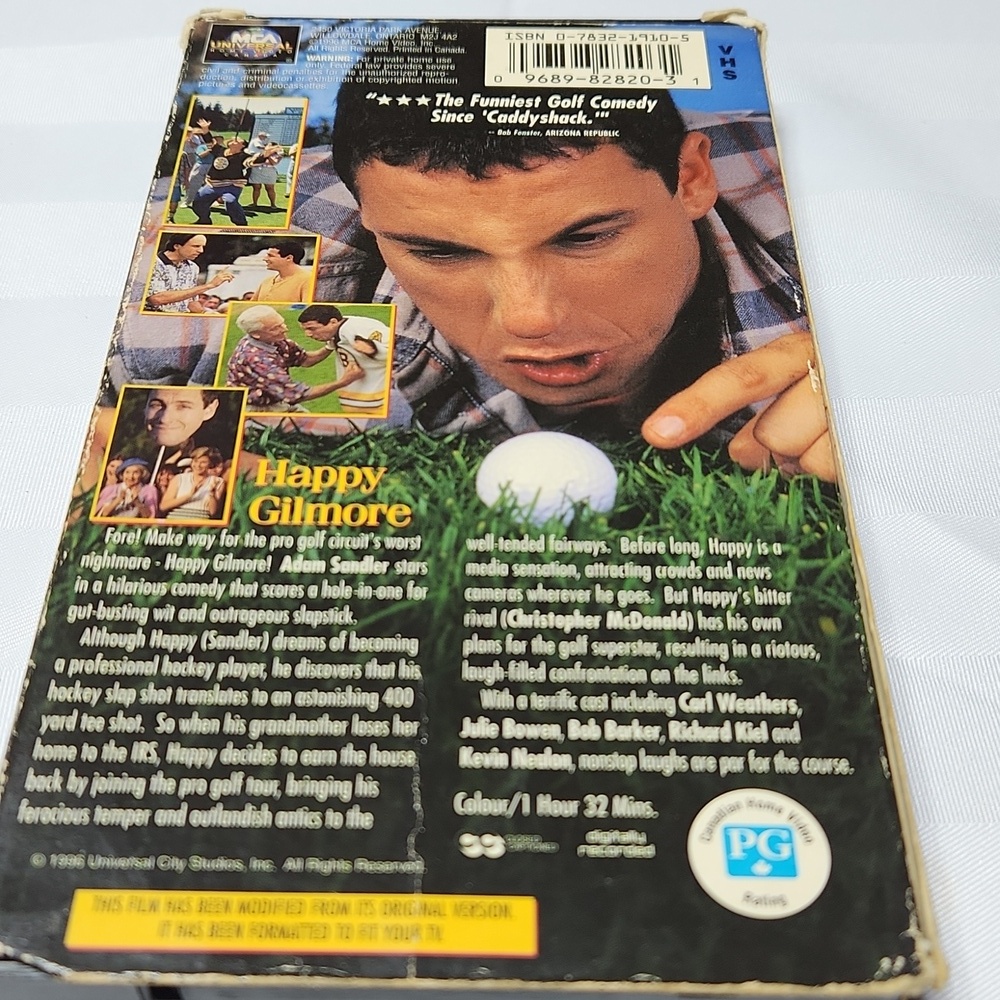 Universal Happy Gilmore VHS - Picture 2 of 7